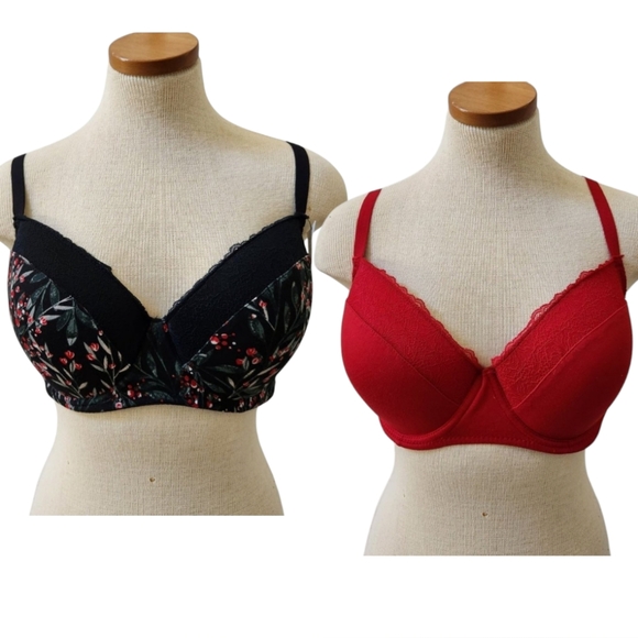 Anne Klein Other - Bundle Anne Klein 2-Pack bra Ultra soft brushed microfiber lightly padded under…